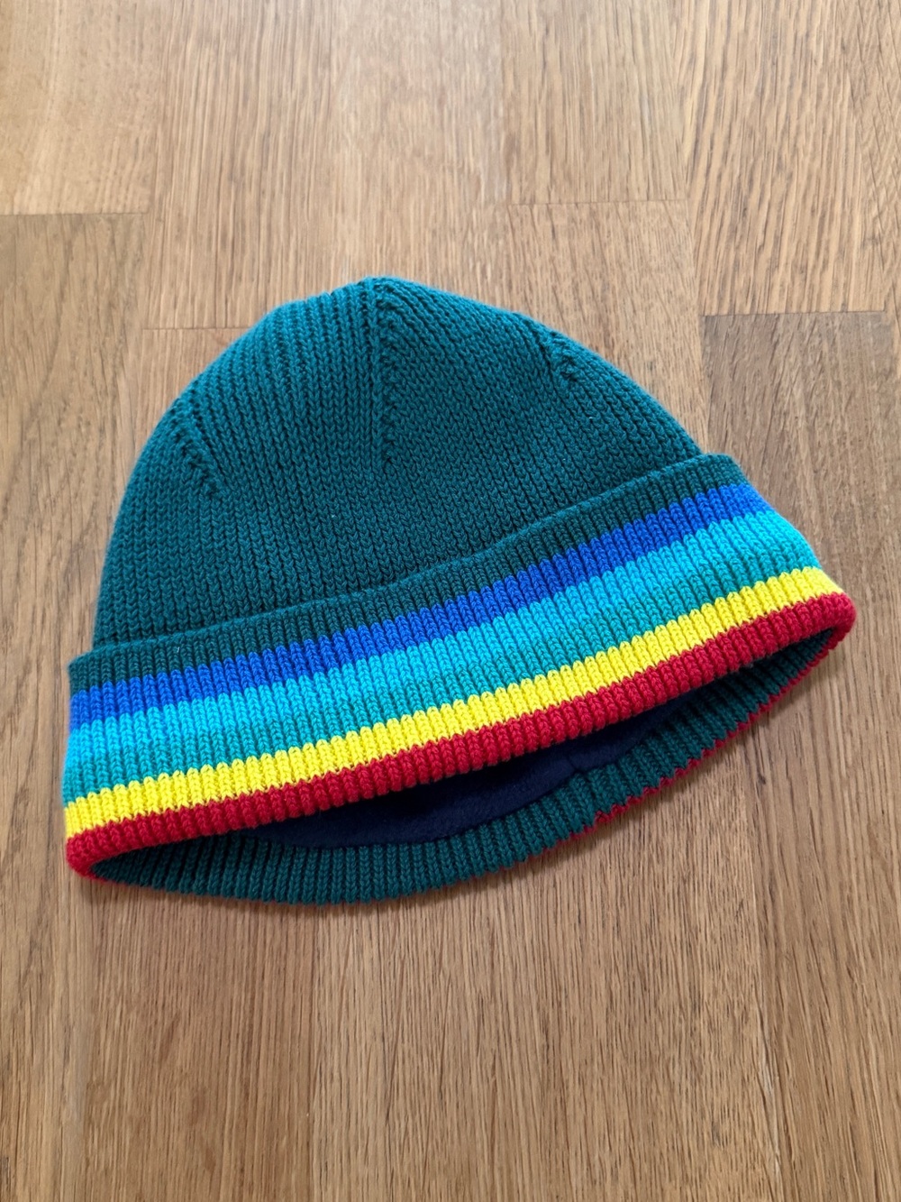 Primary Baby 6-12 MONTHS Green Knit Beanie Hat